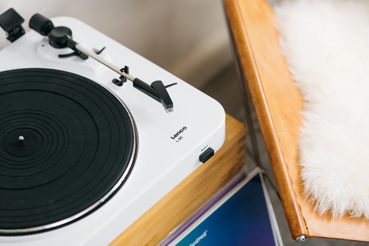 LENCO L-85 White - Record Player with USB direct encoding - White