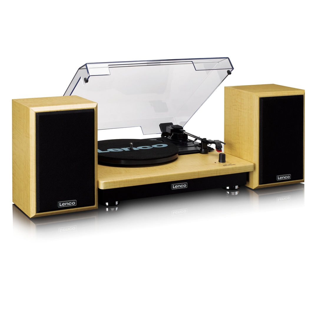 LENCO LS-100MP- Record Player with 2 external speakers – Lenco-Catalog