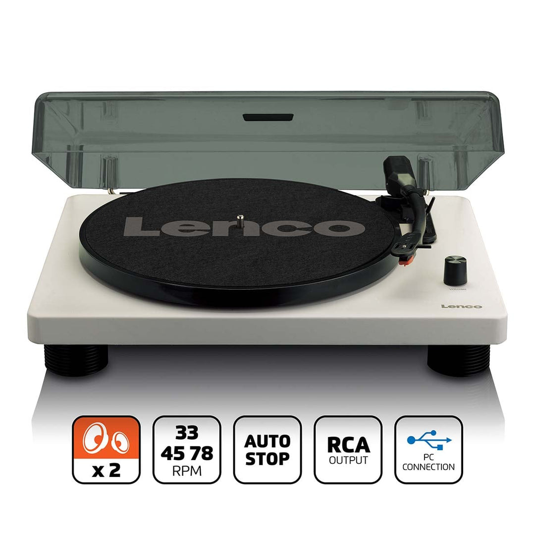 LENCO LS-50GY - Record Player with built-in speakers USB Encoding