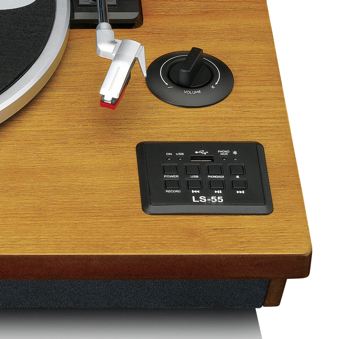 LENCO LS-55WA - Record Player with Bluetooth®, USB MP3 encoder