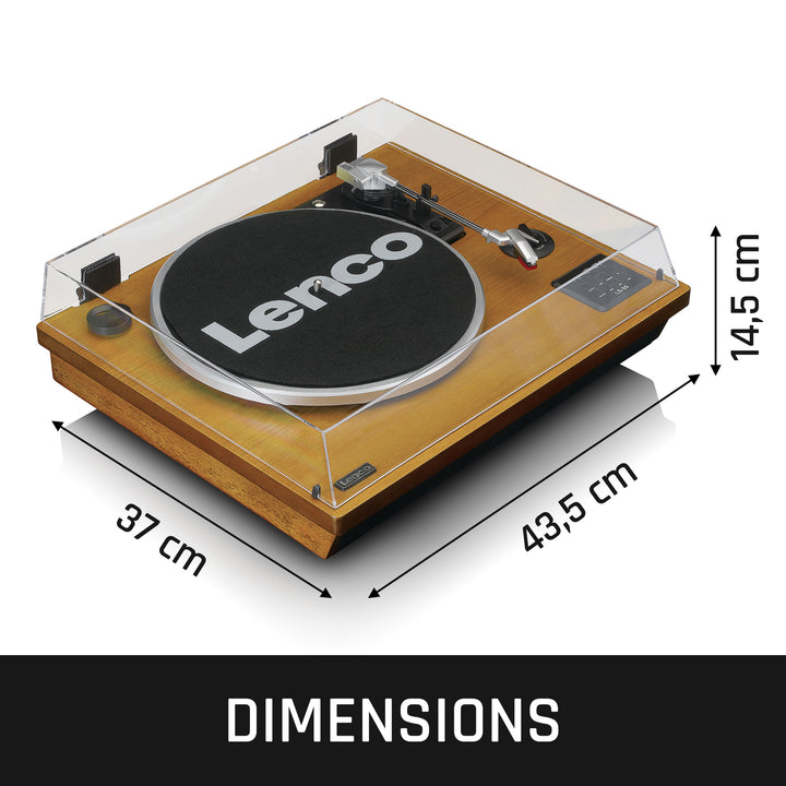 LENCO LS-55WA - Record Player with Bluetooth®, USB MP3 encoder
