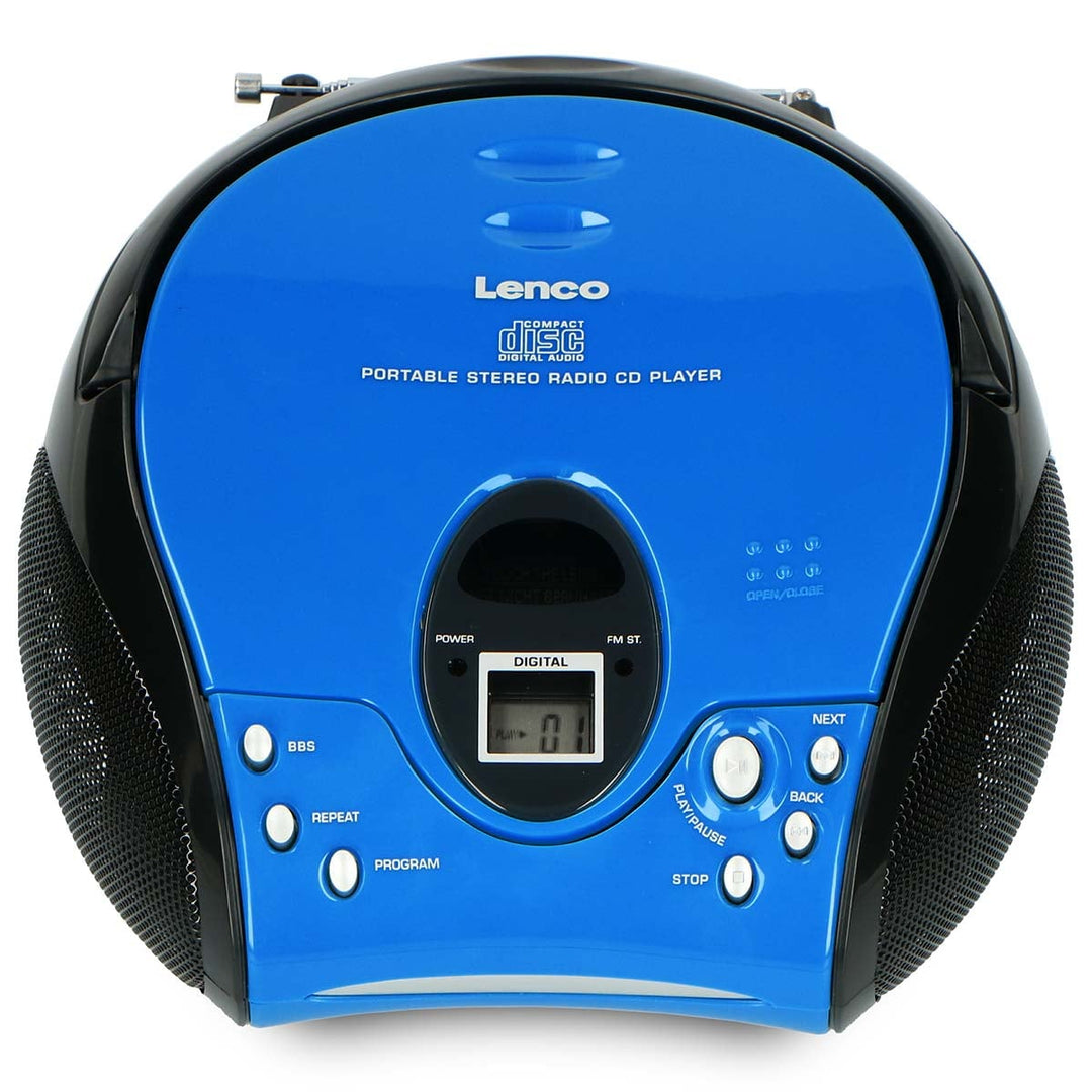 Lenco SCD-24 Blue/Black portable radio | In the official Lenco