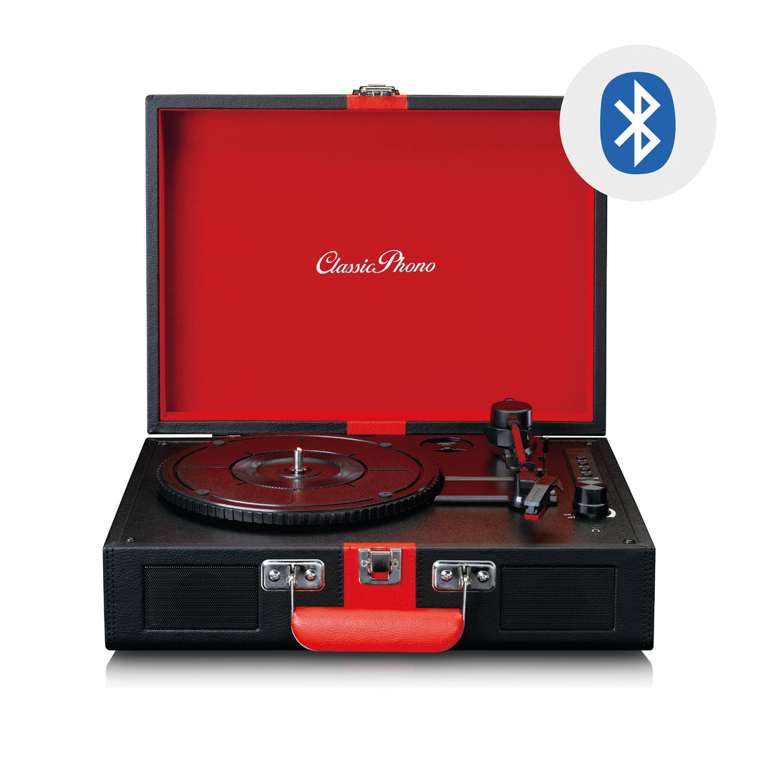 CLASSIC PHONO TT-110BKRD - Record Player with Bluetooth® reception