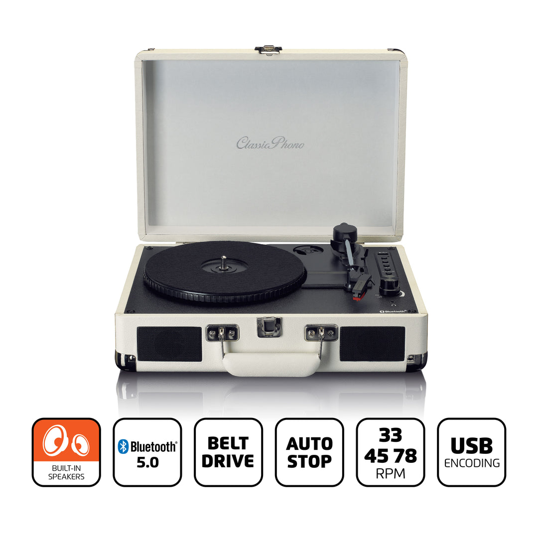 Classic Phono TT-115CR - Bluetooth® Record Player with built-in