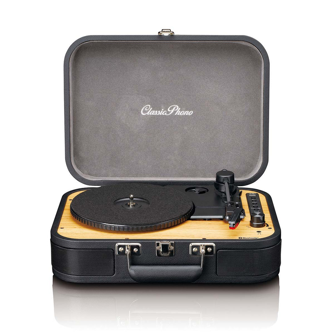 CLASSIC PHONO TT-116BK - Retro Bluetooth® Record Player with built