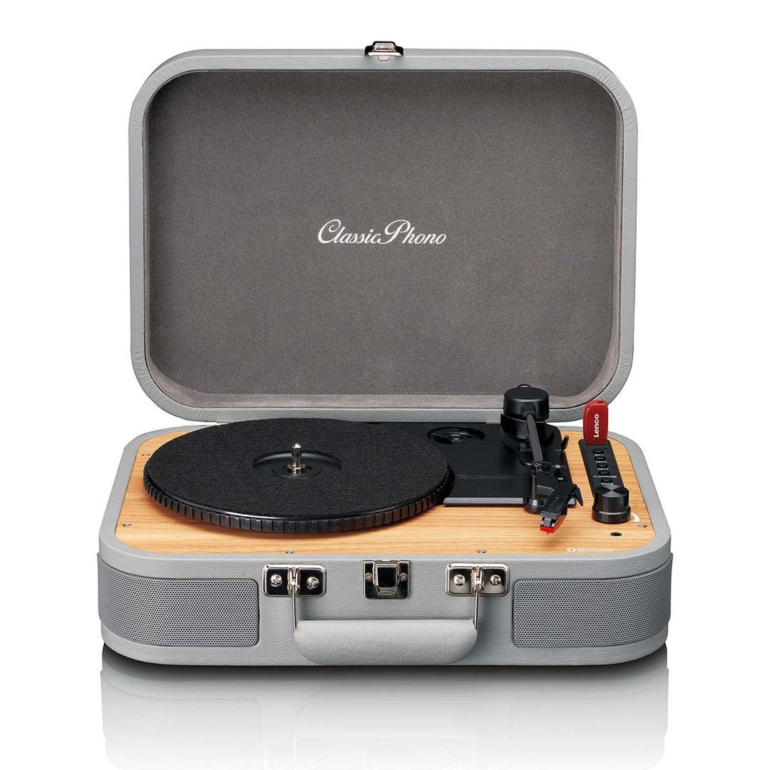 CLASSIC PHONO TT-116GY - Retro Bluetooth® Record Player with built