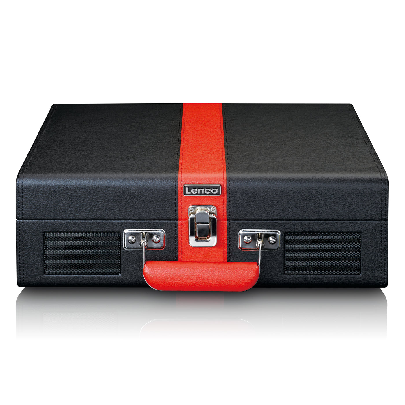 CLASSIC PHONO TT-110BKRD - Gramofon z odbiorem Bluetooth® i wbudowanymi głośnikami - Czarny Czerwony