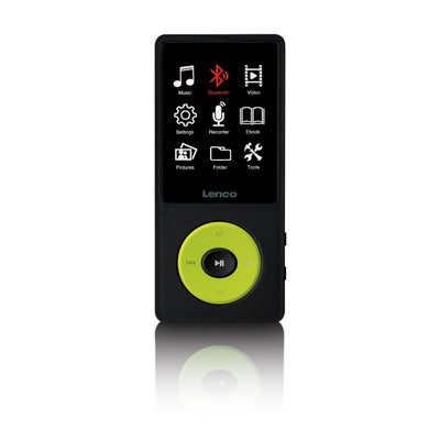 LENCO Xemio-860GN - MP3/MP4 player with Bluetooth® and 8GB internal memory - Green