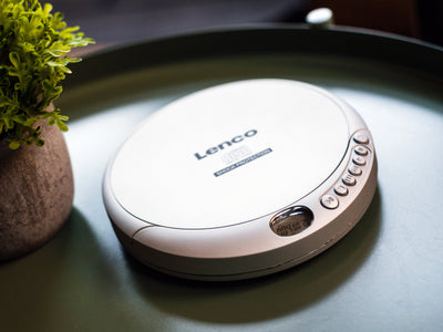 LENCO CD-201SI - Portable CD-player with anti-shock - Silver