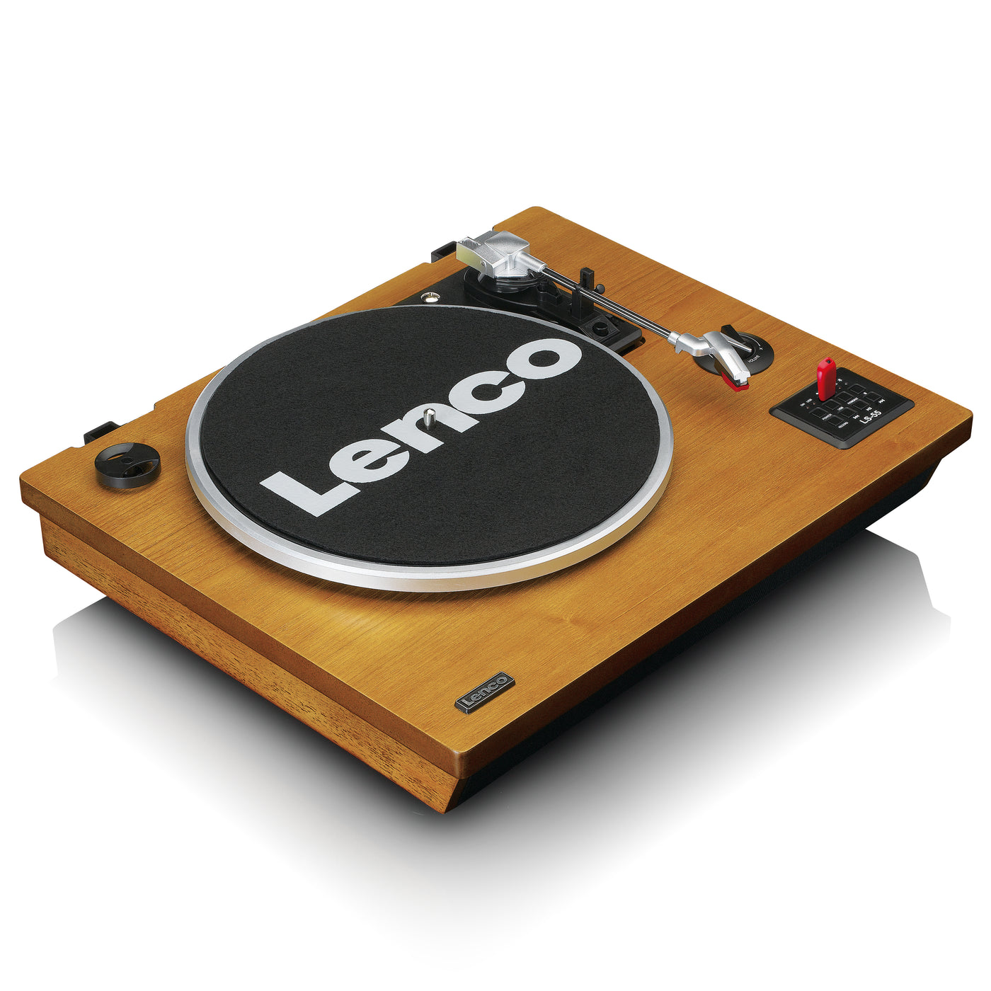 LENCO LS-55WA - Gramofon z Bluetooth®, koderem USB MP3, głośnikami - Drewno