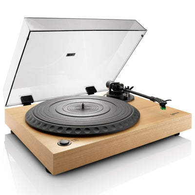 LENCO L-91 Turntable with wooden case - AT95 - PC encoding - Pine