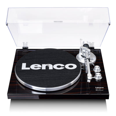 LENCO LBT-188WA - Gramofon z transmisją Bluetooth®, kolor ciemnobrązowy