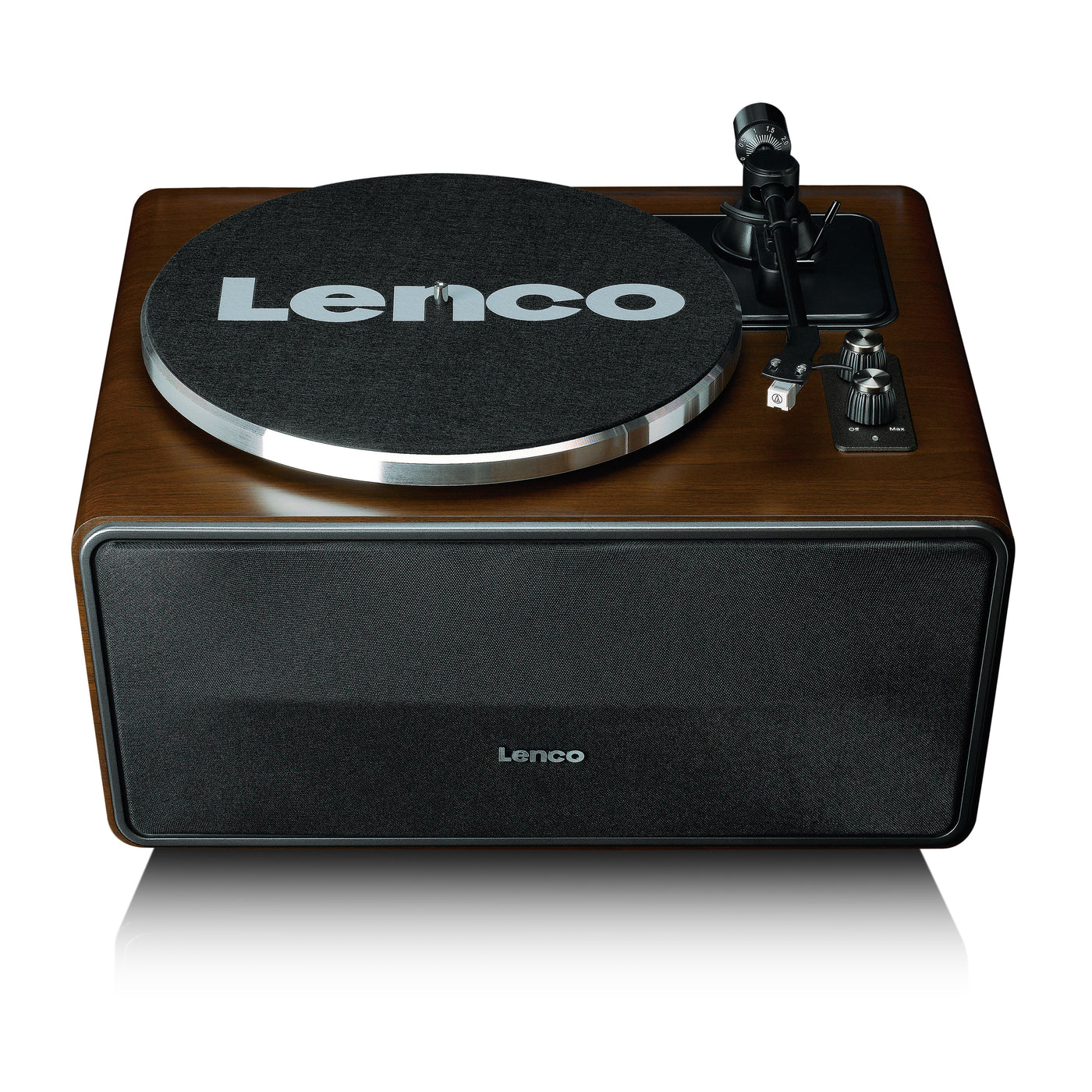 LENCO LS-470WA - Gramofon z wbudowanymi głośnikami i Bluetooth® - Orzech