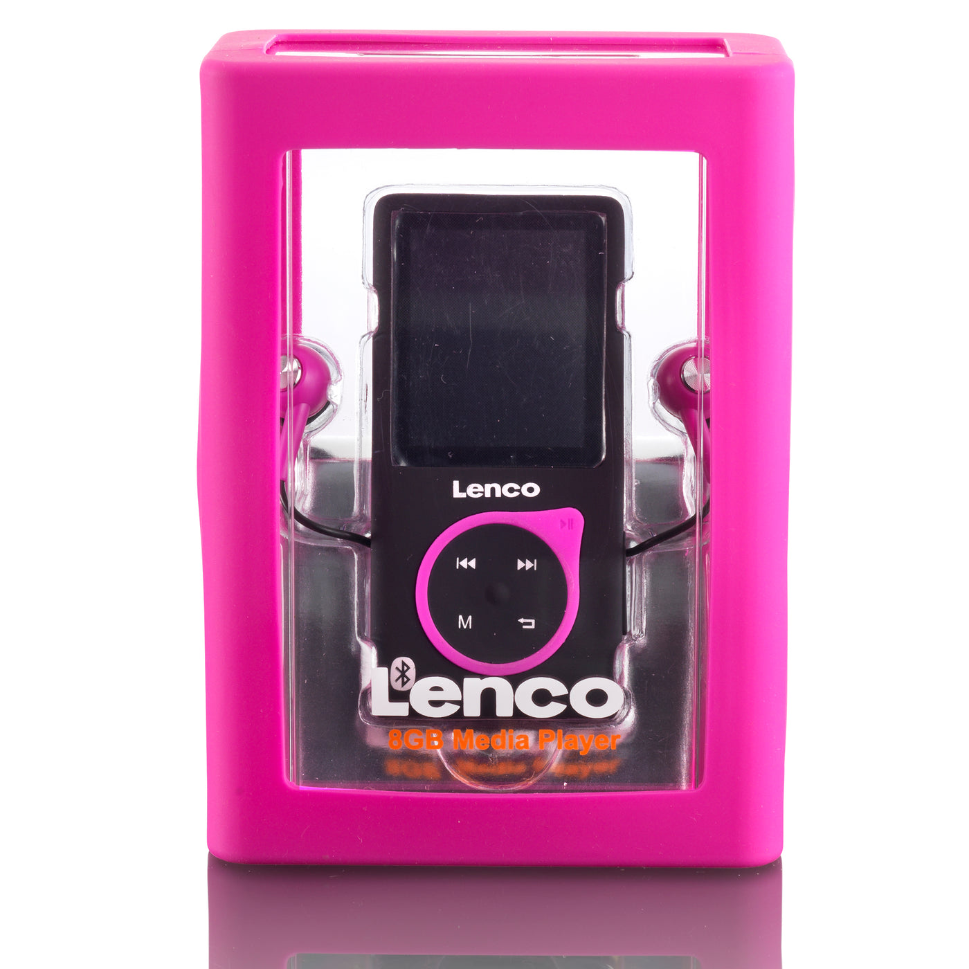 LENCO Xemio-767 BT Pink - MP3-MP4 player with Bluetooth® and 8GB - Pink