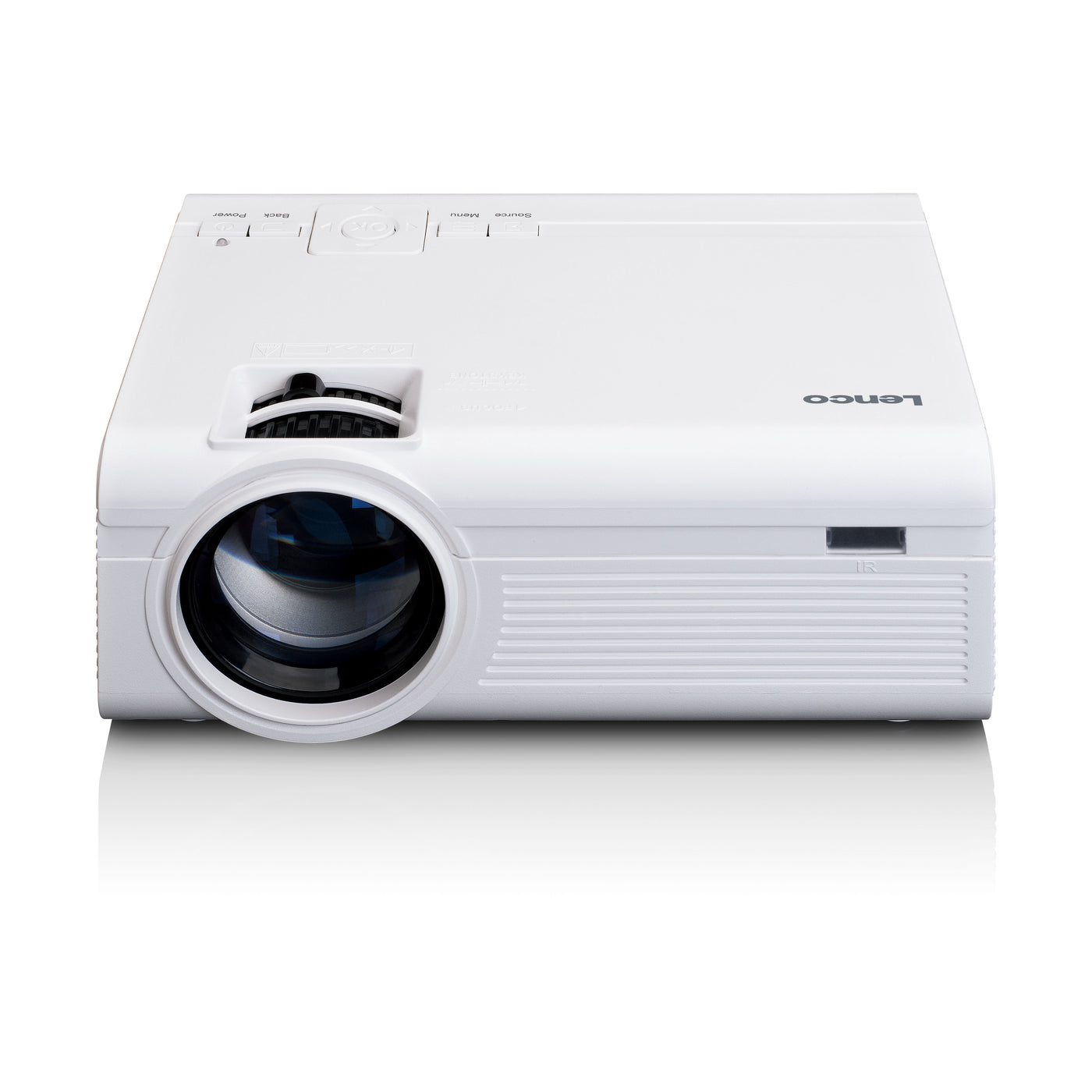 LENCO LPJ-300WH - LCD Projector with Bluetooth® - White