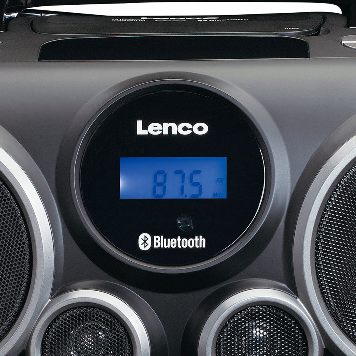 LENCO SCD-685BK - Przenośny odtwarzacz CD z radiem DAB+/FM z Bluetooth®, USB i kartą SD - Czarny