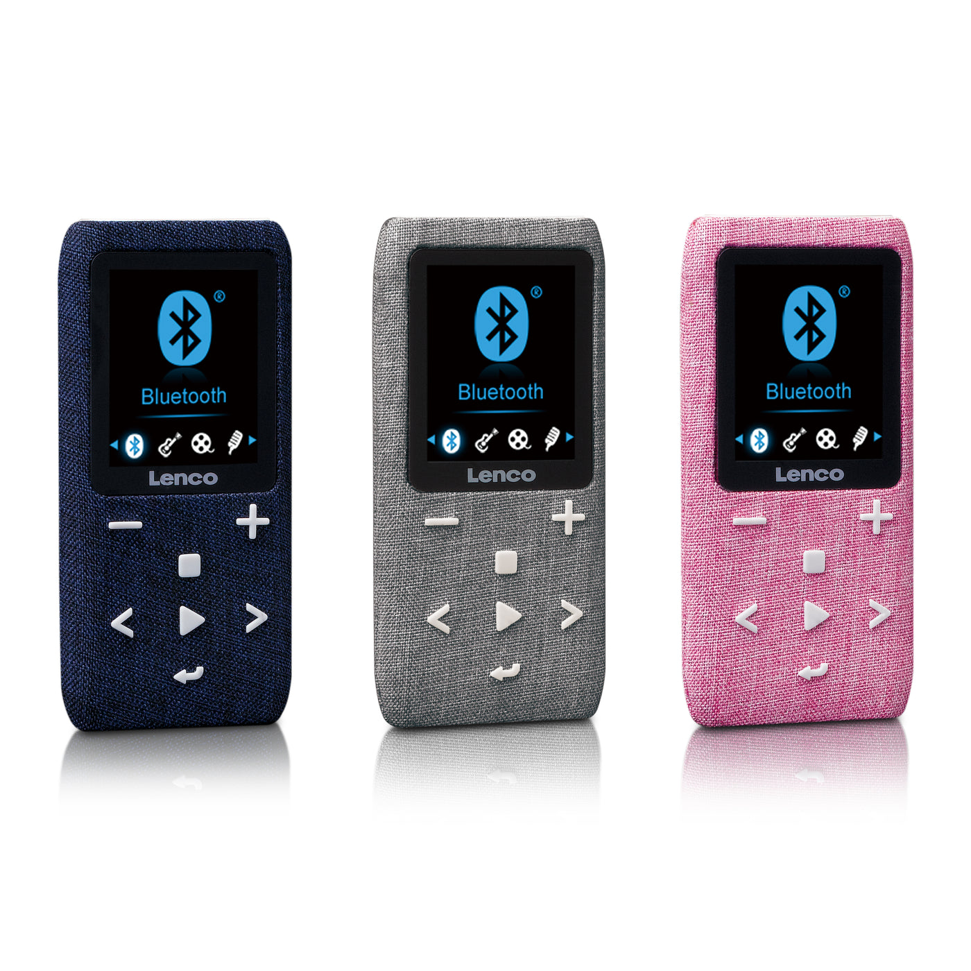 LENCO Xemio-861BU - Odtwarzacz MP3/MP4 z kartą Micro SD 8 GB Bluetooth® - Niebieski