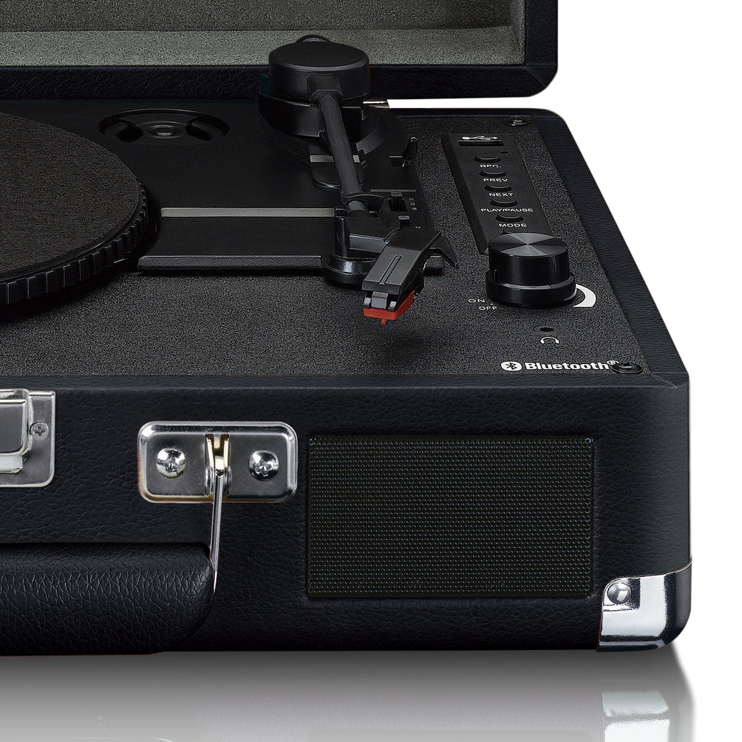 LENCO TT-13BK - Bluetooth® turntable with built-in speakers, black