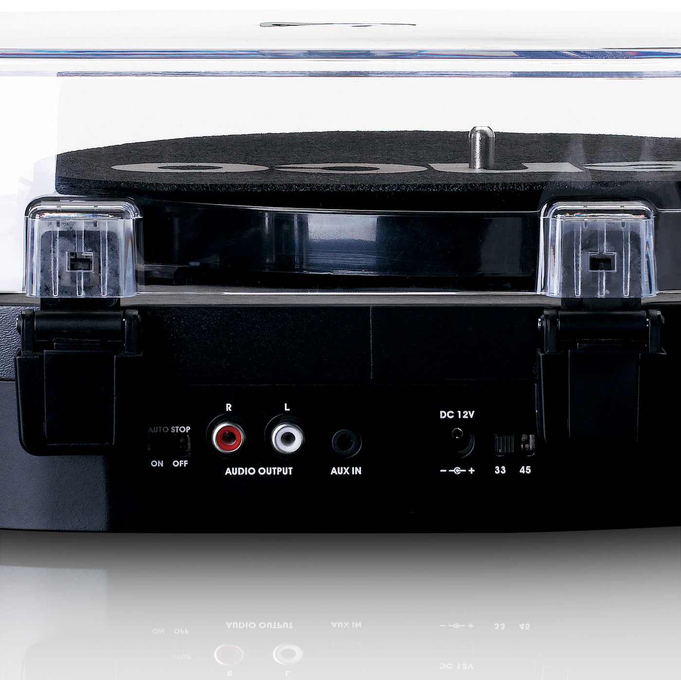 LENCO LS-40BK - Gramofon z wbudowanymi głośnikami - Czarny