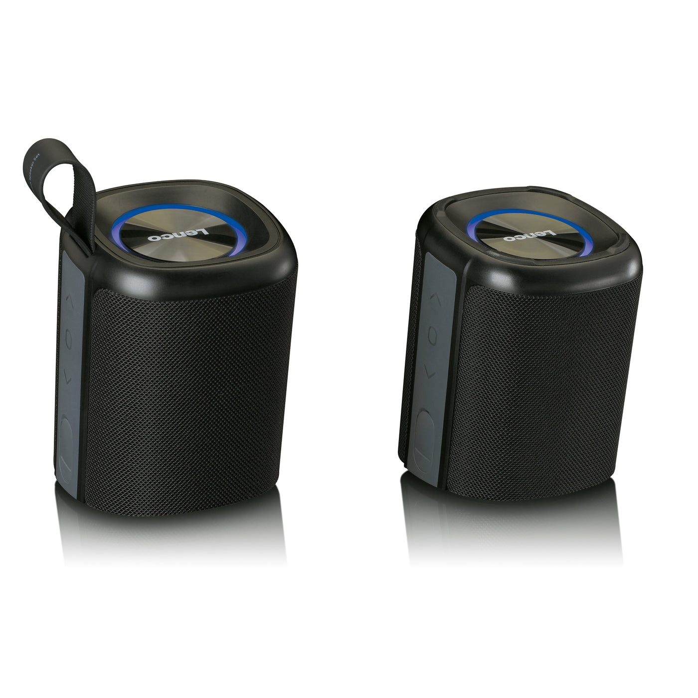 LENCO BTP-400BK - Głośnik Bluetooth® 2 w 1 – wodoodporny (IPX7), czarny