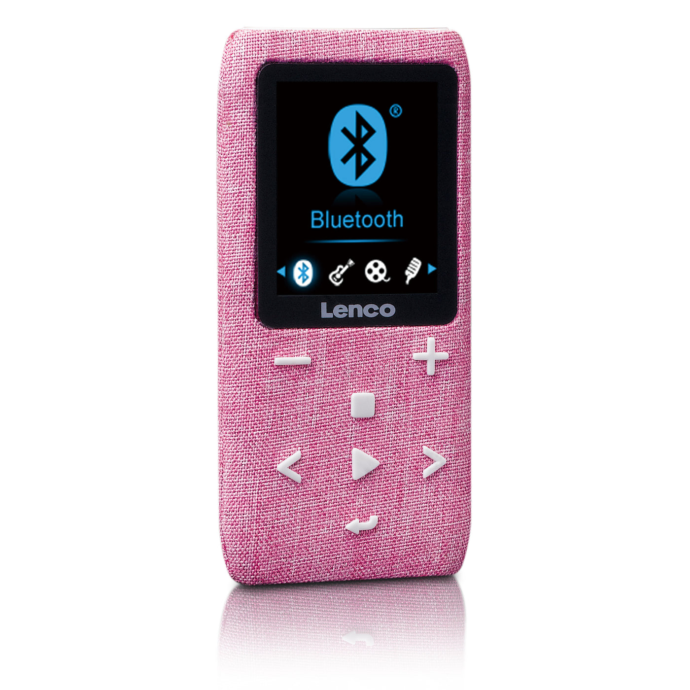 LENCO Xemio-861PK - Odtwarzacz MP3/MP4 z kartą Micro SD 8 GB Bluetooth® - Różowy