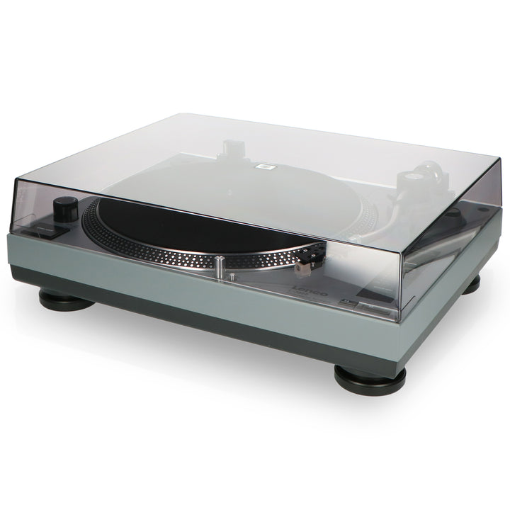 LENCO L-3808 Matt Grey - Direct drive turntable with USB / PC