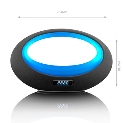 LENCO BT-210 – Głośnik stereo Bluetooth® z 8 godzinami odtwarzania i mocą wyjściową 6 W oraz oświetleniem LED