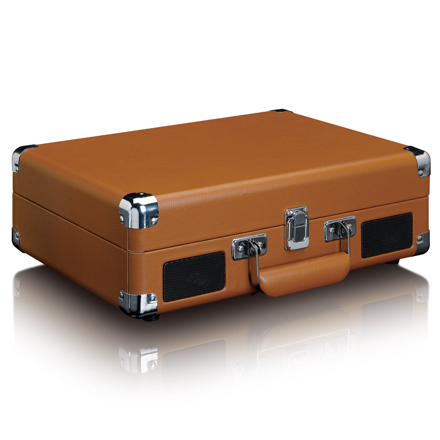 CLASSIC PHONO TT-10BN - Gramofon walizkowy z głośnikami - Brązowy