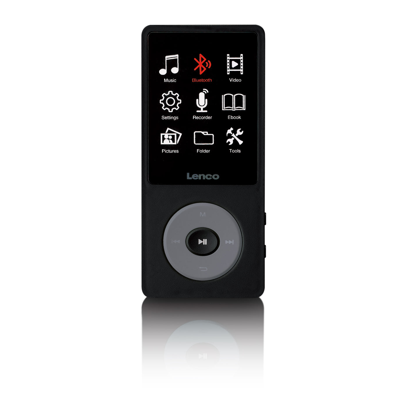 LENCO Xemio-860BK - MP3/MP4 player with Bluetooth® and 8GB internal memory - Black