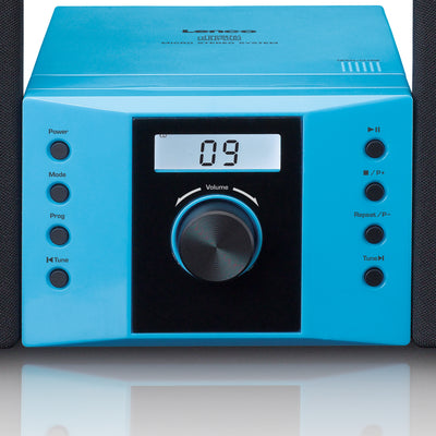 LENCO MC-013BU - Stereo system with FM radio and CD player - Blue