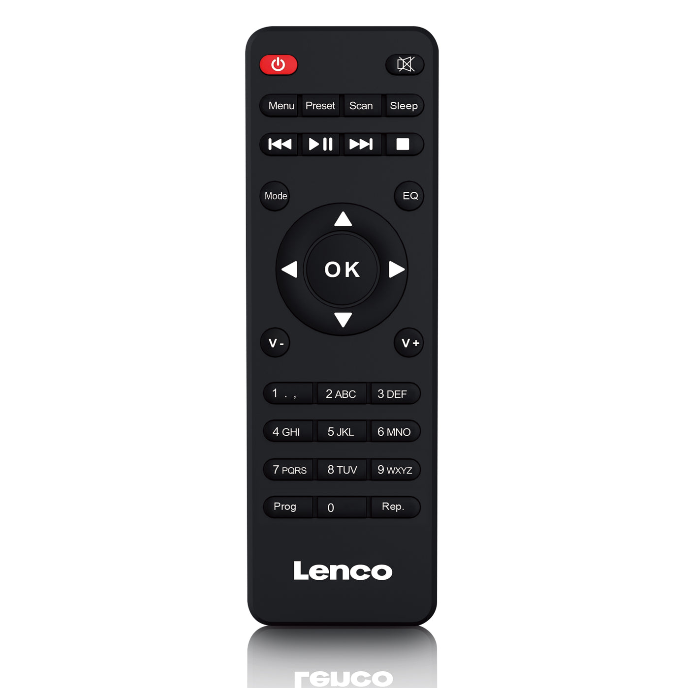 LENCO MC-250BK - Mikrozestaw z inteligentnym radiem, odtwarzaczem CD/USB, internetem, DAB+, Bluetooth® - Czarny