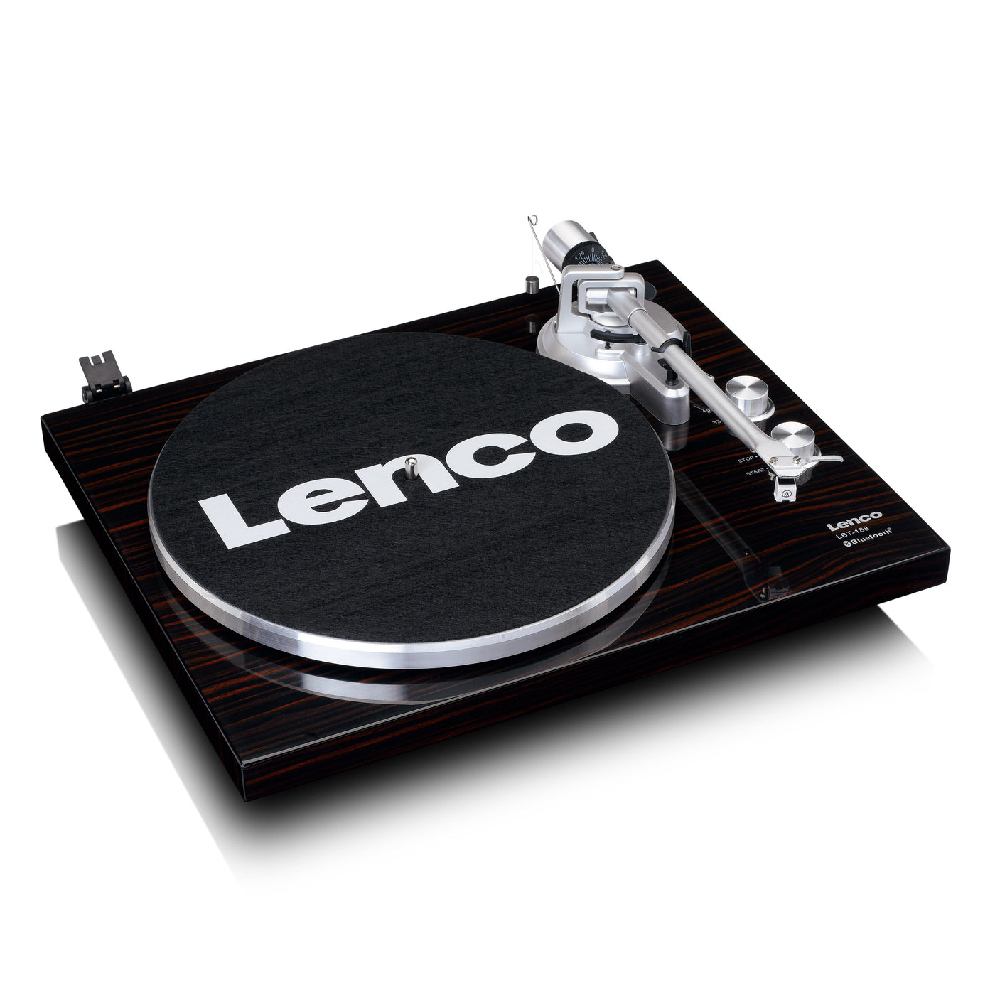 LENCO LBT-188WA - Turntable with Bluetooth® transmission, dark brown