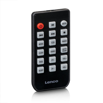 LENCO MC-030BK - Mikrozestaw z odtwarzaczem CD/MP3