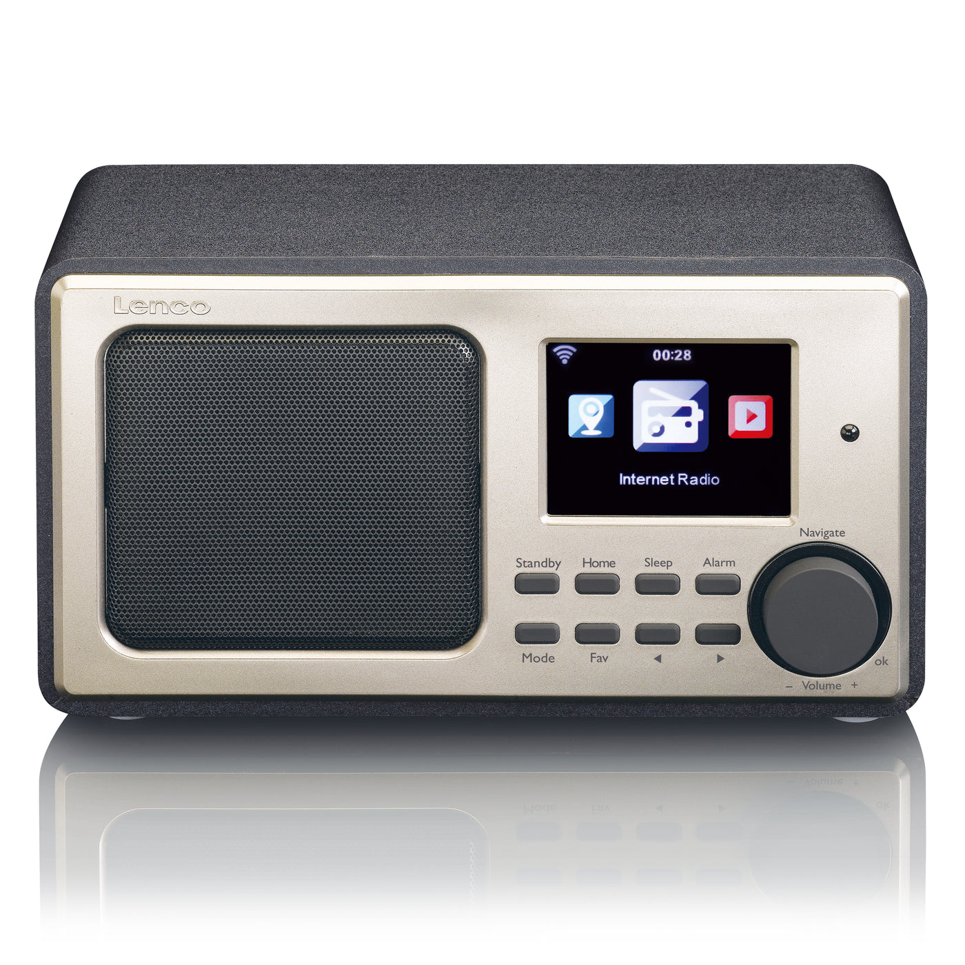 LENCO DIR-110BK - Internet and FM radio - Black