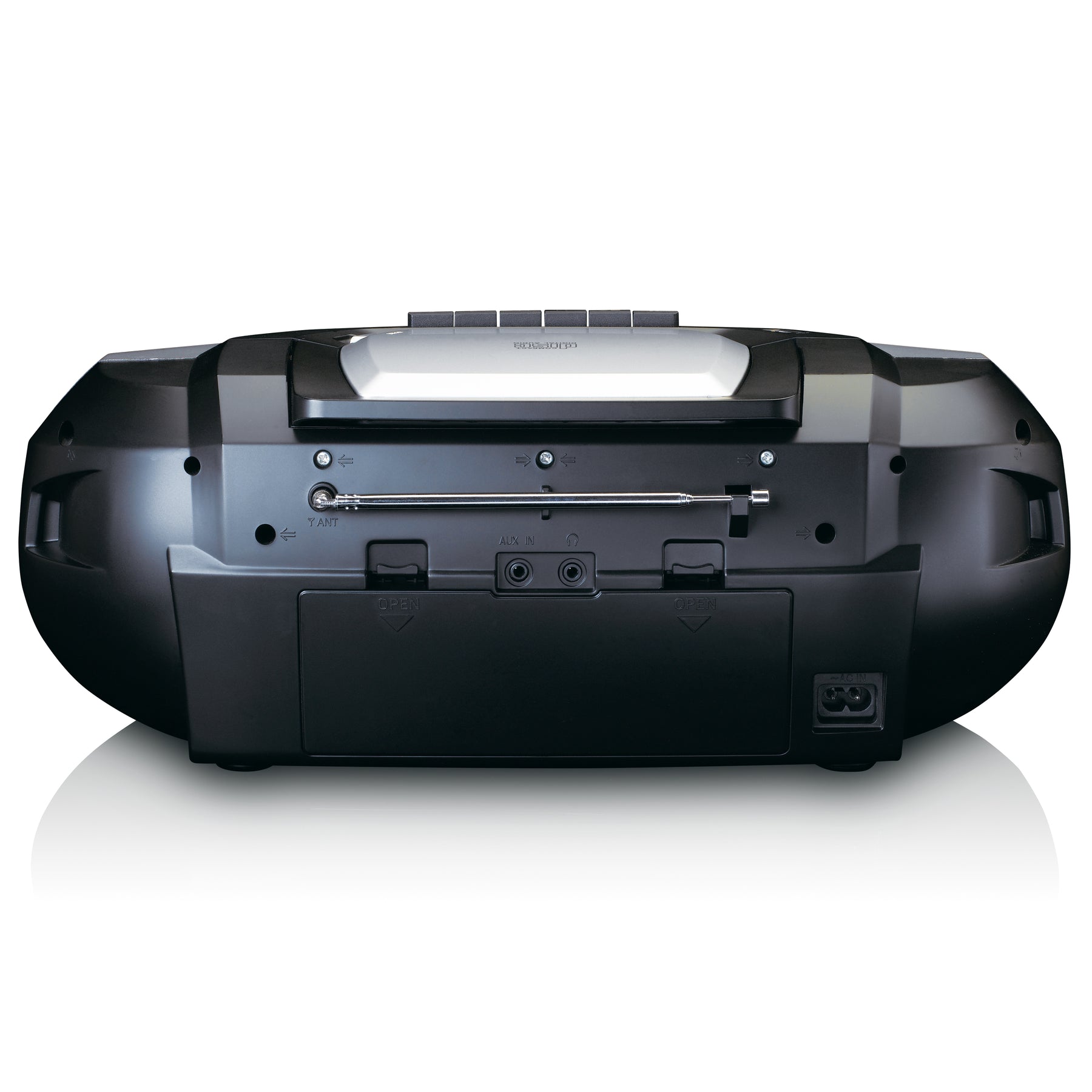 LENCO SCD-120SI - Boombox RC Bluetooth®, USB, Lenco -Catalog FM, Cassette, – CD
