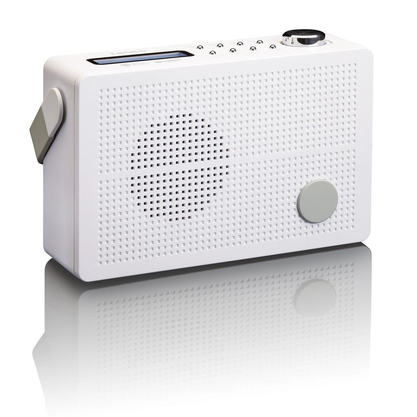 LENCO PDR-030WH - Portable DAB+/FM radio with alarm function - White