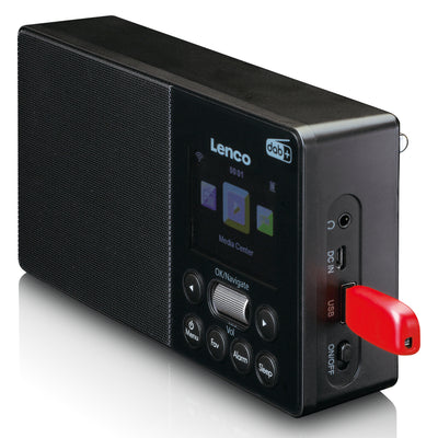 LENCO PIR-510BK - Internet, DAB+ FM portable radio