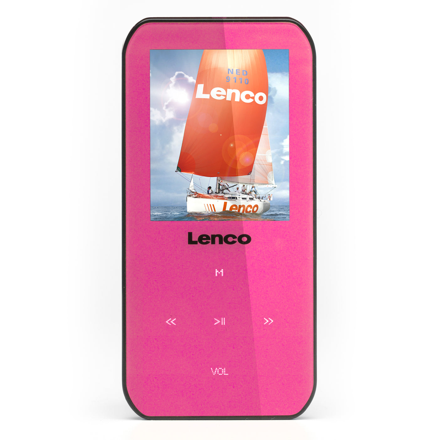LENCO Xemio-655 Różowy - Odtwarzacz MP3/MP4 z pamięcią 4GB - Różowy