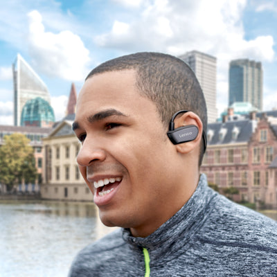 LENCO BTX-860BK - Bluetooth® waterproof sport headphones with 8 GB MP3 player - Black