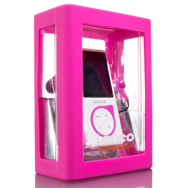 LENCO Xemio-668 Pink - MP3/MP4 player Incl. 8GB micro SD card