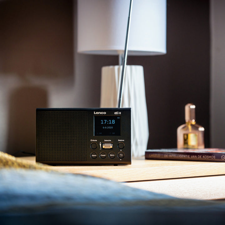 LENCO PDR-026BK - Draagbare DAB /FM radio met Bluetooth® - - Radio's