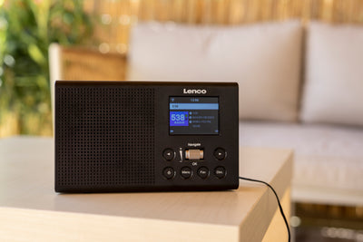 LENCO DIR-60BK - Radio internetowe FM ze sterowaniem za pomocą aplikacji - Czarne
