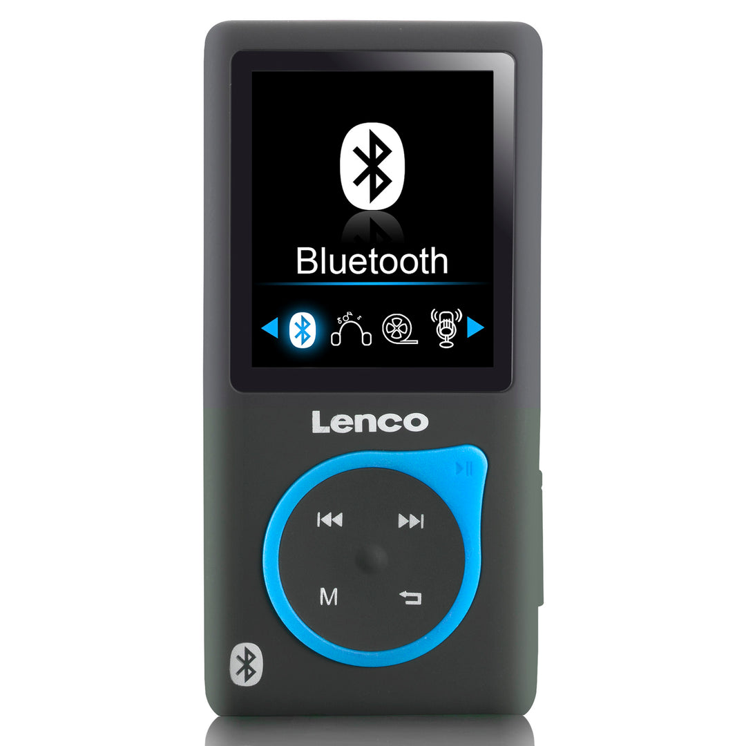 LENCO XEMIO-768 Blue - MP3/MP4 player with Bluetooth® incl. 8GB