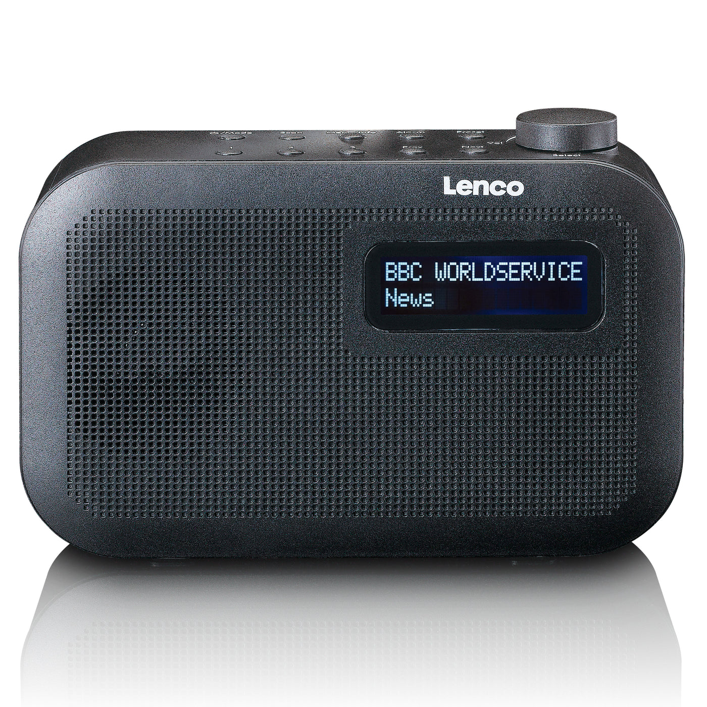 LENCO PDR-016BK - Przenośne radio DAB+/FM z Bluetooth® - Czarny