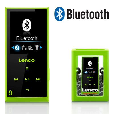 Lenco Xemio-760 BT Green - MP3/MP4 player with Bluetooth® 8GB memory - Green