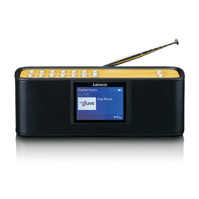 LENCO PDR-045BK - Radio DAB+ z Bluetooth 5.0, kolor czarny