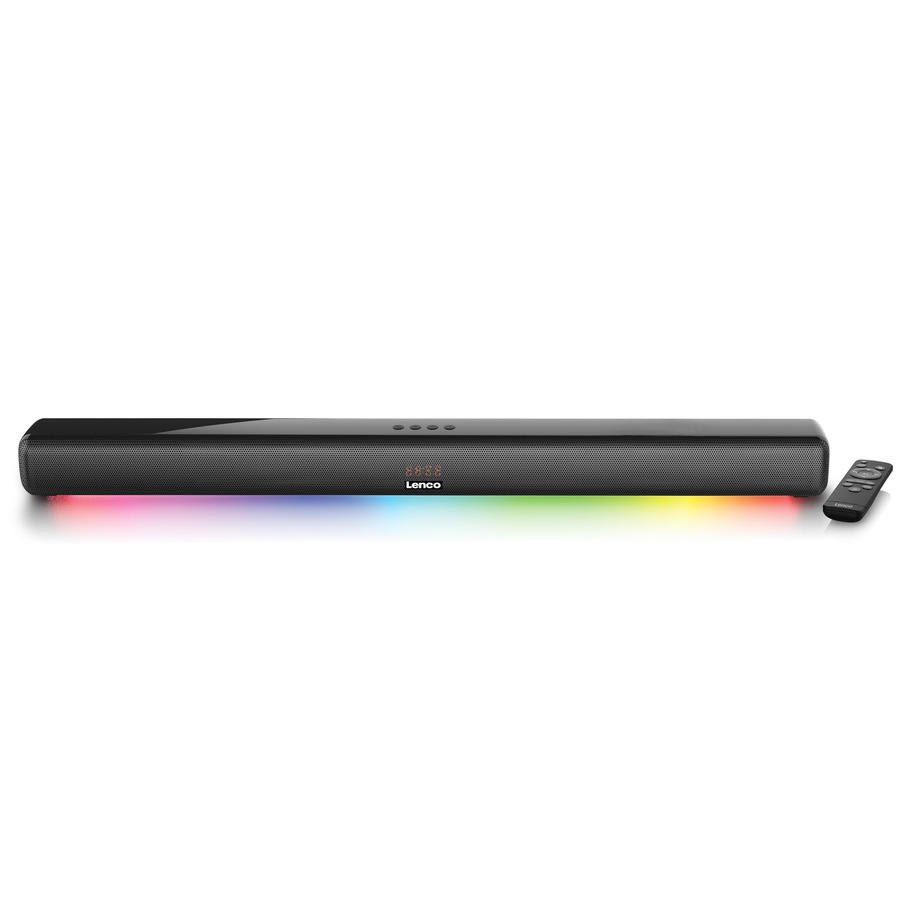 LENCO SB-042BK -85cm Bluetooth® Soundbar with HDMI (ARC) and LED light –  Lenco-Catalog | Soundbars