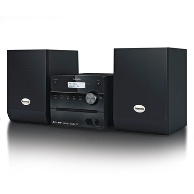 LENCO MC-148 DAB+ Microset DAB+ - FM - CD in - Black