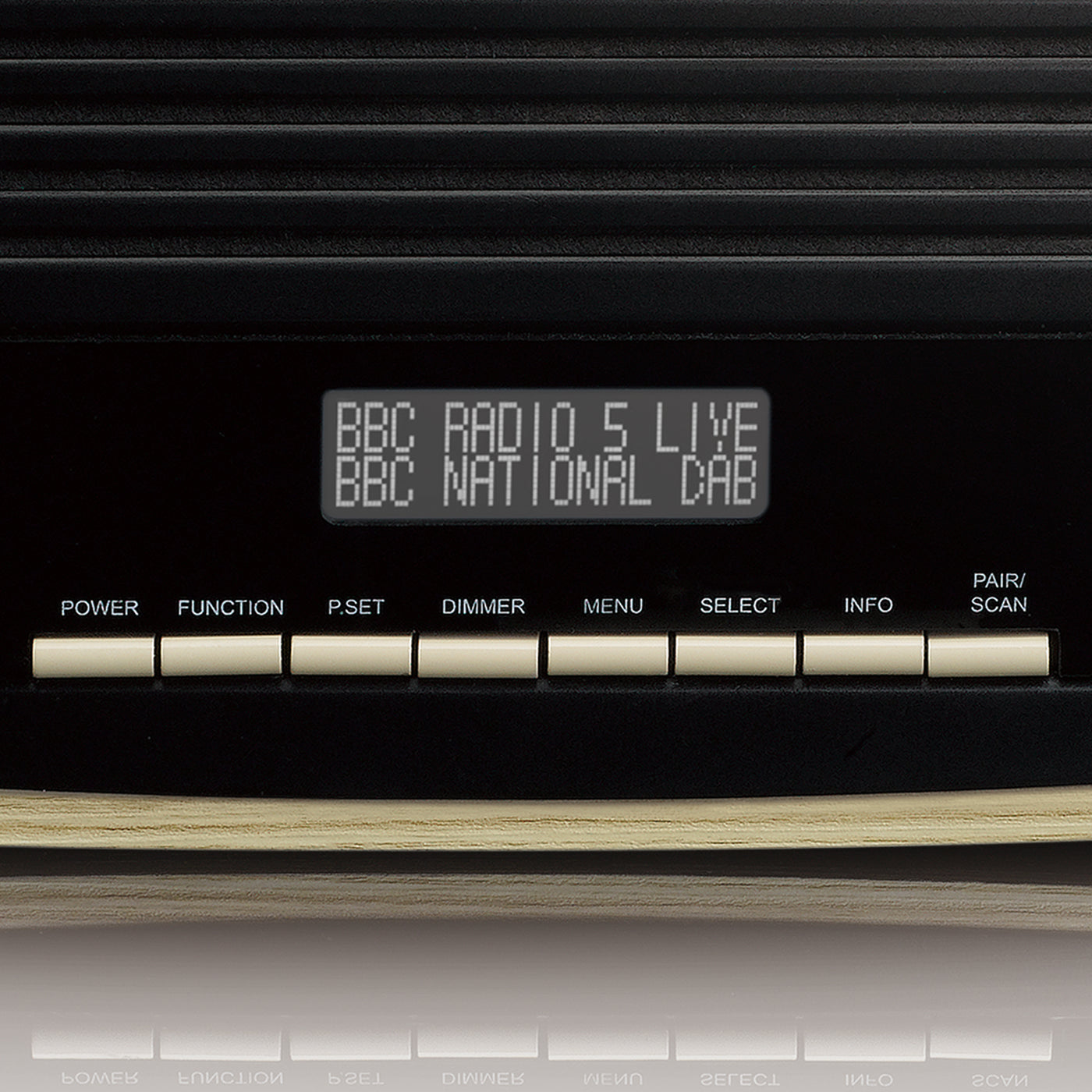 Alarm FM LENCO and Radio input AUX - DAR-012WD Bluetooth®, – with DAB+ Lenco-Catalog F