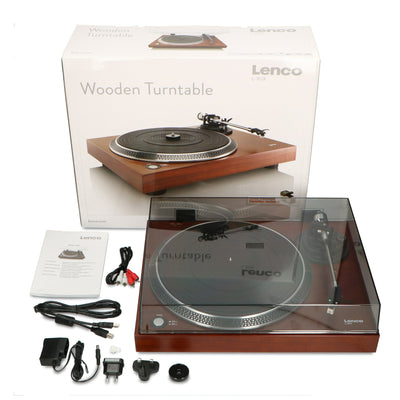 Lenco L-90X - Turntable with USB/PC encoding - Walnut